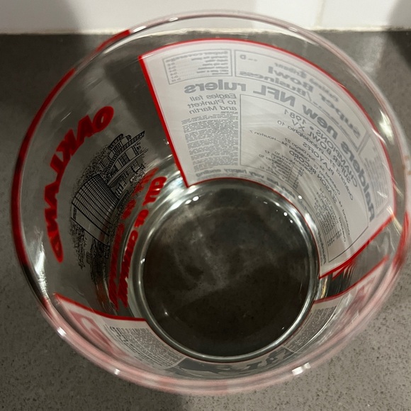 Oakland Raiders NFL 1981 Super Bowl XV Champions Commemorative Rocks Glasses - Picture 4 of 4